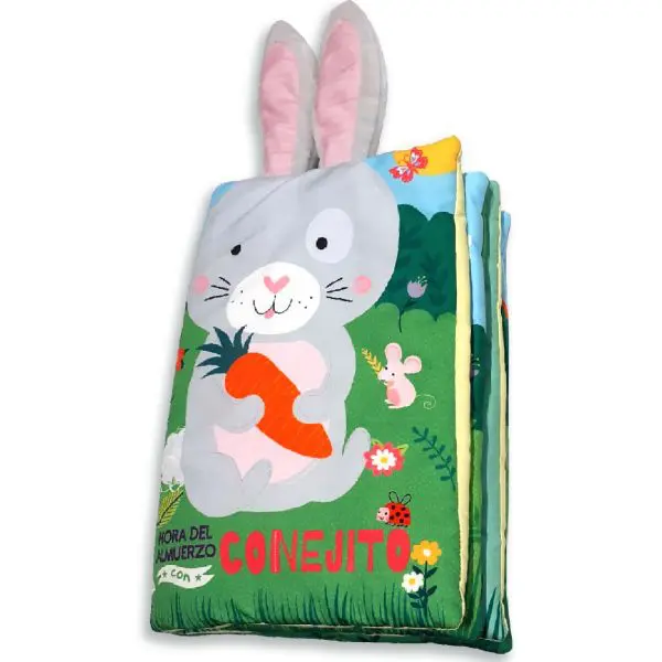 Libro almohada. Hora del almuerzo con Conejito