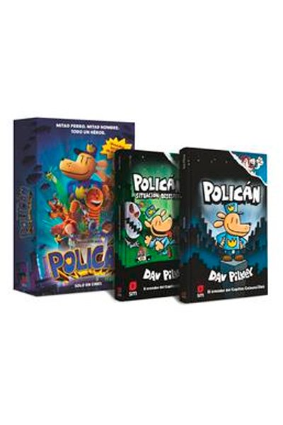 Pack caja de Policán libros 1 y 2
