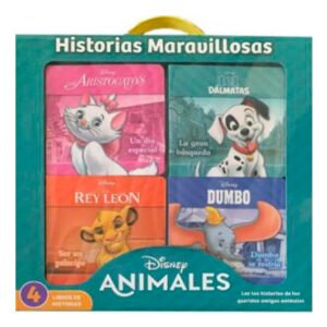 Historias Maravillosas Disney Animales. Maleta de 4 libros