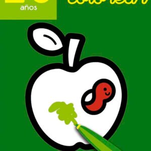 Ya sé colorear (manzana verde )